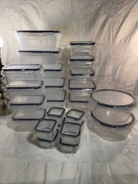 Plastic Storage Containers with snap lids